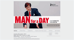 Desktop Screenshot of manforaday-film.com